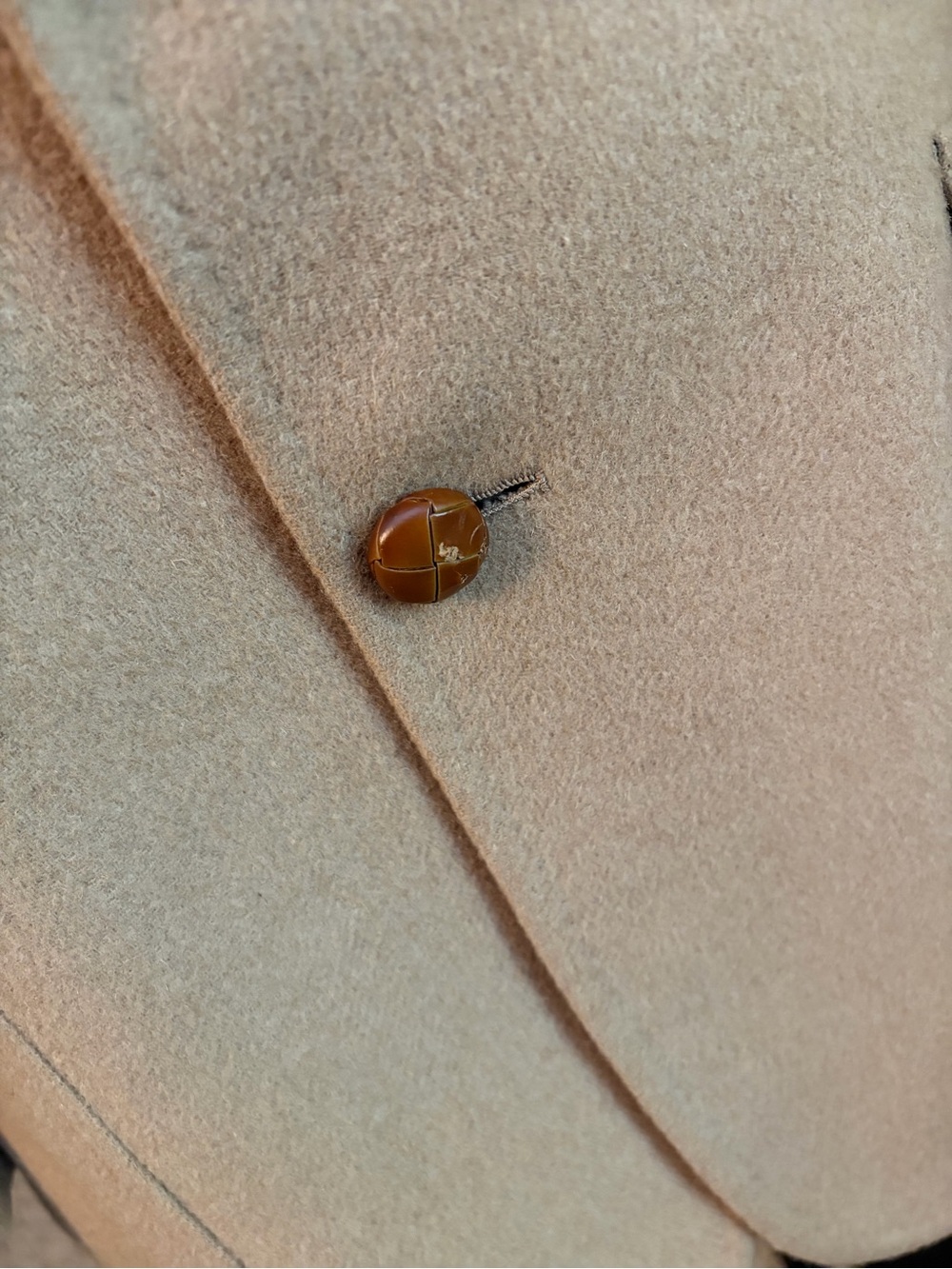 Vtg 70’s 100% Camel Hair Hart Schaffner Marx Sport Coat Blazer 40R - Picture 14 of 15